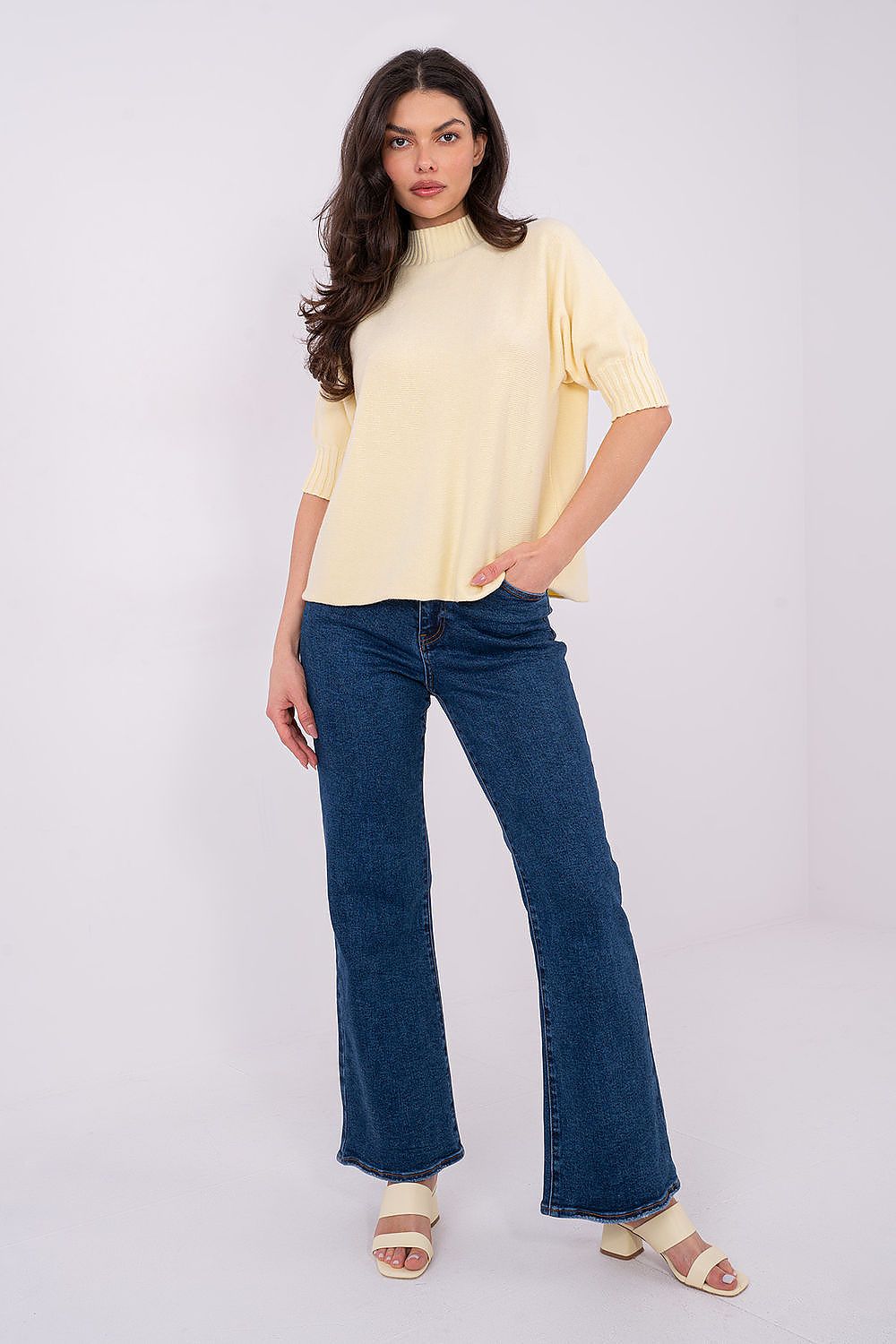 Short sleeve sweater model 222442 Italy Moda Secondary image