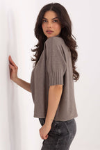  Short sleeve sweater model 222444 Italy Moda 