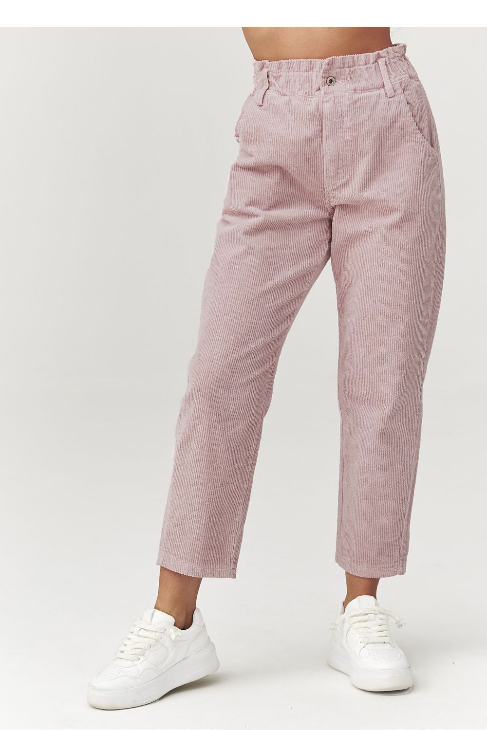 corduroy trousers model 223241 Makadamia  Main image