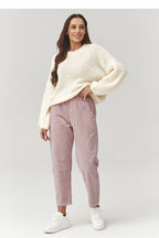  corduroy trousers model 223241 Makadamia 