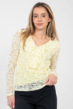  Lace blouse model 223840 Rue Paris 