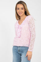  Lace blouse model 223841 Rue Paris 