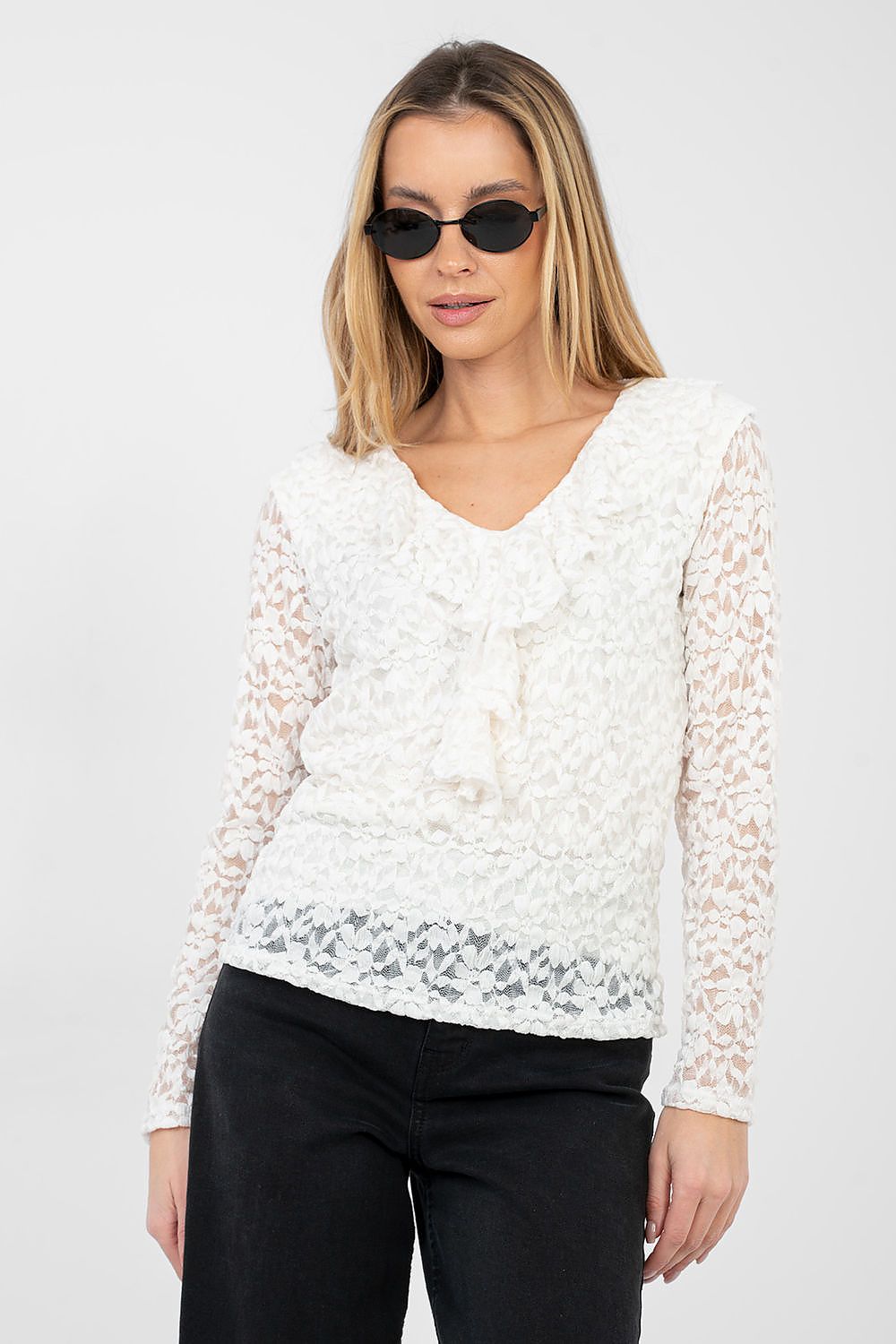  Lace blouse model 223842 Rue Paris 