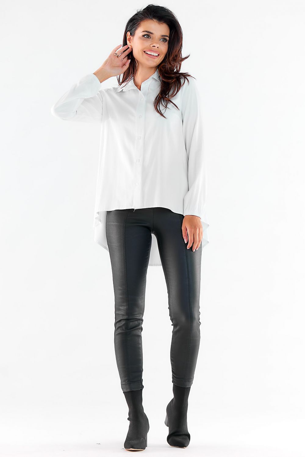 Long sleeve shirt model 173913 awama Secondary image