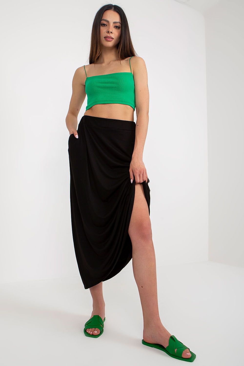 Long skirt model 180212 Rue Paris Secondary image