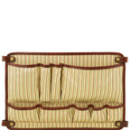 Serviette ordinateur ALESSANDRIA cuir 4 compartiments TL SMART