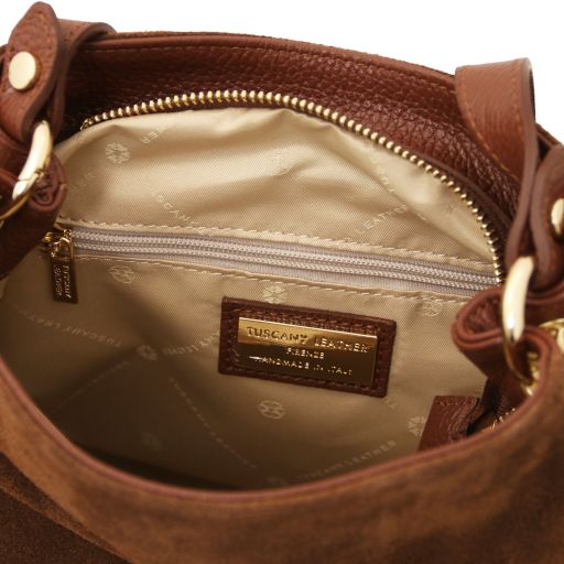 Nomade - Suede leather fringe shoulder bag