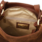 Nomade - Suede leather fringe shoulder bag