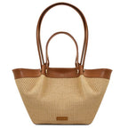 SOLEIL — Raffia Shopping Bag