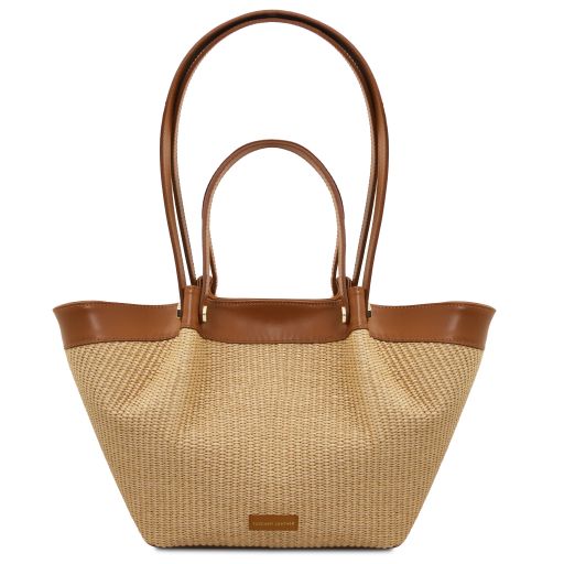 SOLEIL — Raffia Shopping Bag