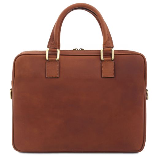 FERRARA – Italian Leather Laptop Briefcase