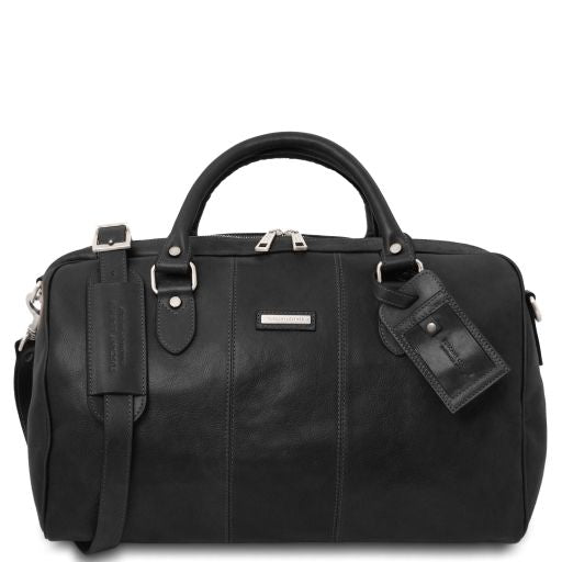 Lisbona - Travel leather duffle bag - Small size Main image