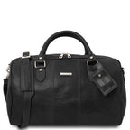 Lisbona - Travel leather duffle bag - Small size