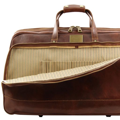 Bora Bora - Sac à roulettes en cuir - Petit modèle