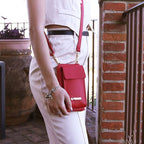 TL Bag - Portefeuille/supporte pour téléphone en cuir avec bandoulière