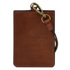 Leather badge holder