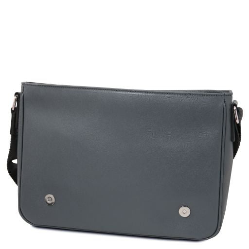 Messenger - Sac messenger en cuir Saffiano
