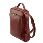 Bangkok - Leather laptop backpack