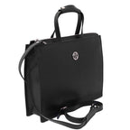 Palermo - Serviette en cuir Saffiano avec 3 compartiments