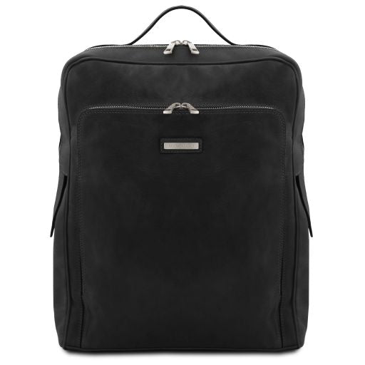 Bangkok - Leather laptop backpack - Large size