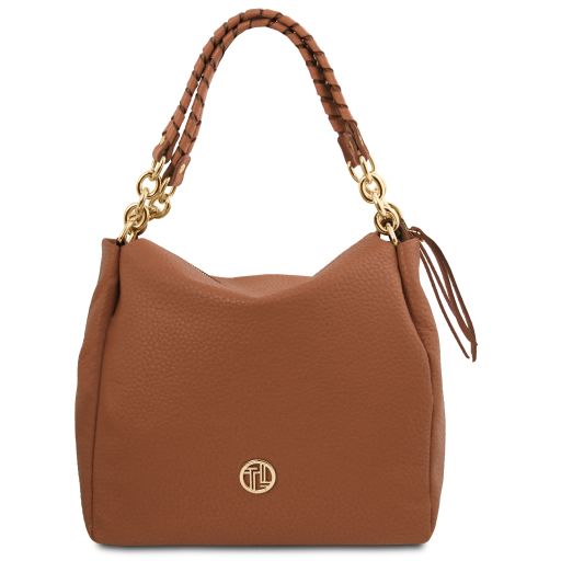 Amy - Sac shopping en cuir souple