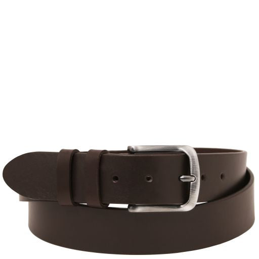 Handcrafted leather belt 40mm for jeans