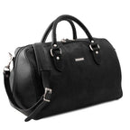 Lisbona - Travel leather duffle bag - Small size
