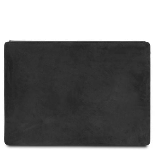 Leather desk pad with inner compartment
