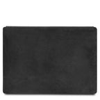Leather desk pad with inner compartment