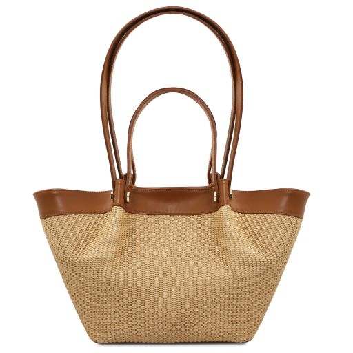 SOLEIL — Raffia Shopping Bag