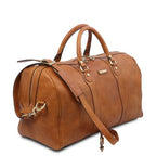 Oslo - Leather travel duffle bag - Weekender bag