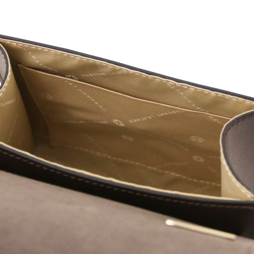 Julia - Italian Leather Handbag – Compact Structure with Architectural Precision