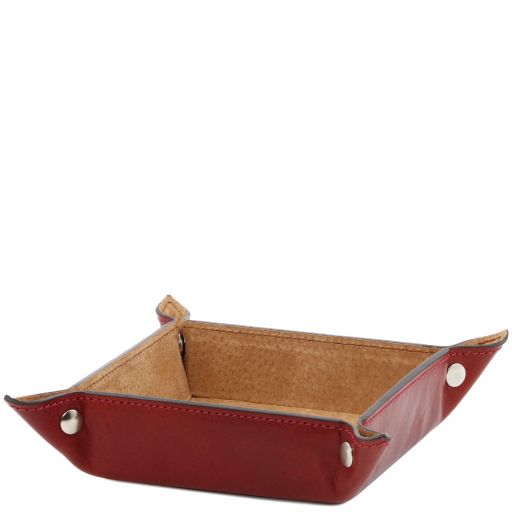 Exclusive leather valet tray Large size