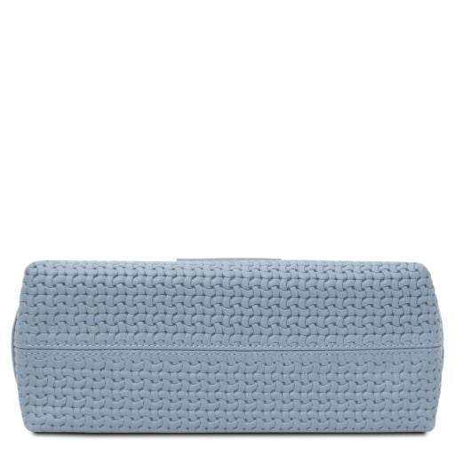 DEDALO — Woven Leather Crossbody Bag