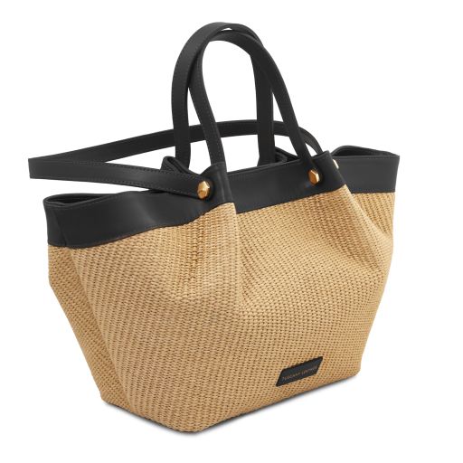 Soleil - Raffia shopping bag Secondary image