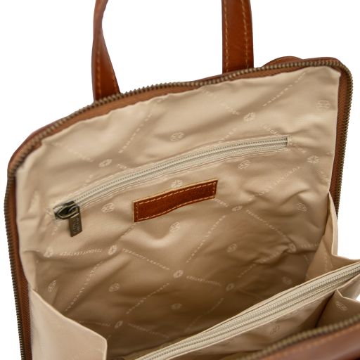 Paris - Small leather backpack for women