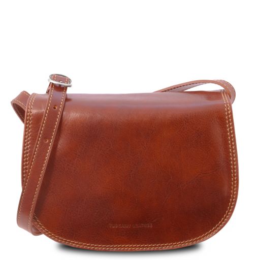 ISABELLA — Italian Leather Saddle Bag