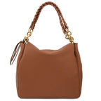 Amy - Sac shopping en cuir souple