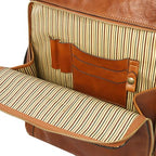 Bangkok - Leather laptop backpack - Large size