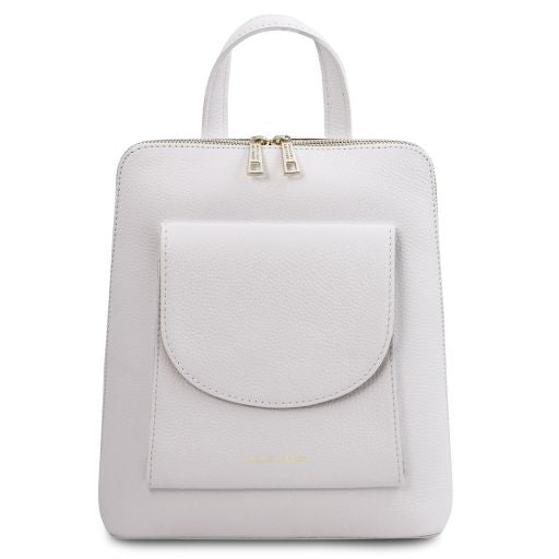 TL Bag - Petite sac à dos en cuir pour femme Main image