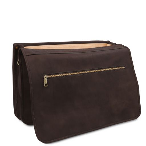Ancona - Leather messenger bag