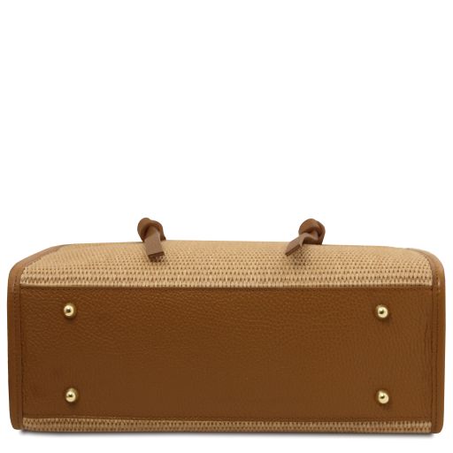 Frame - Straw effect shoulder bag