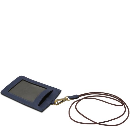 Porte-badge en cuir