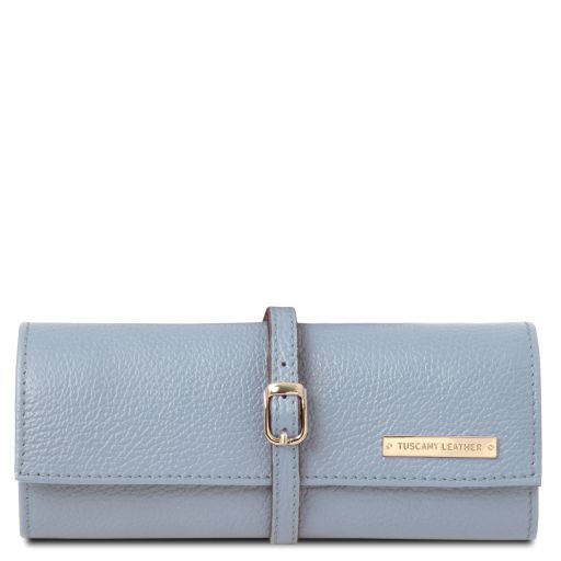 Trousse à bijoux en cuir souple