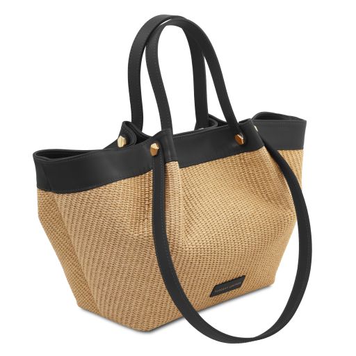 SOLEIL — Raffia Shopping Bag