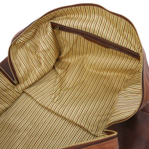 Oslo - Leather travel duffle bag - Weekender bag