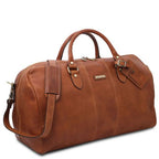 Lisbona - Travel leather duffle bag - Large size