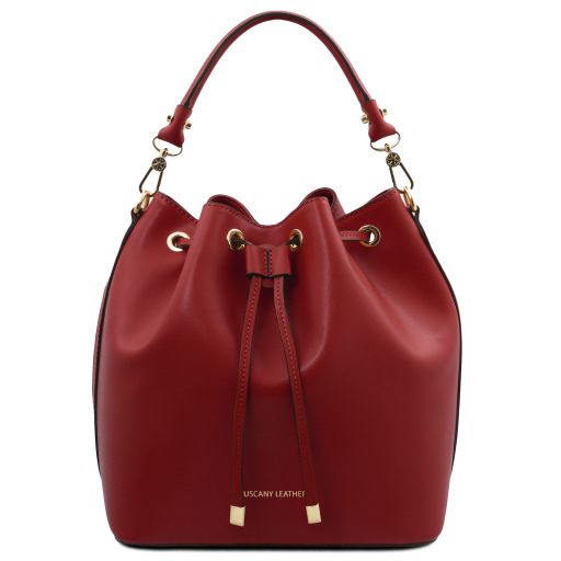 Vittoria - Sac seau pour femme en cuir