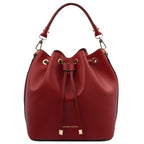 Vittoria - Sac seau pour femme en cuir