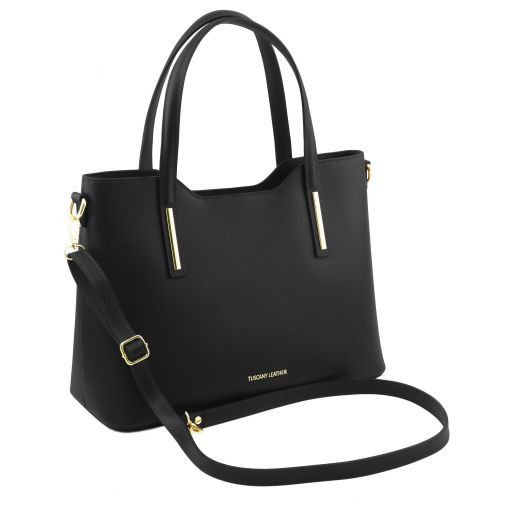 Olimpia - Leather tote Secondary image